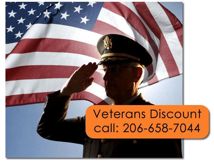 Blind Cleaning discounts for veterans from AAA Blind Cleaners.com
